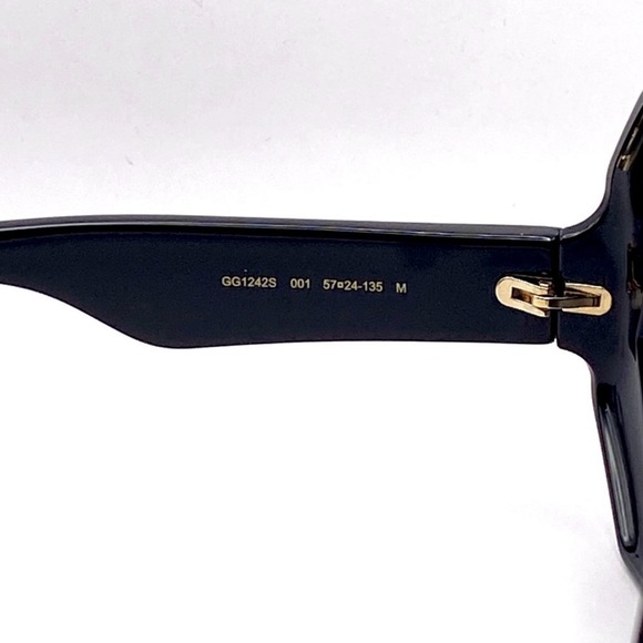 GUCCI Black Round sunglasses - Picture 4 of 10